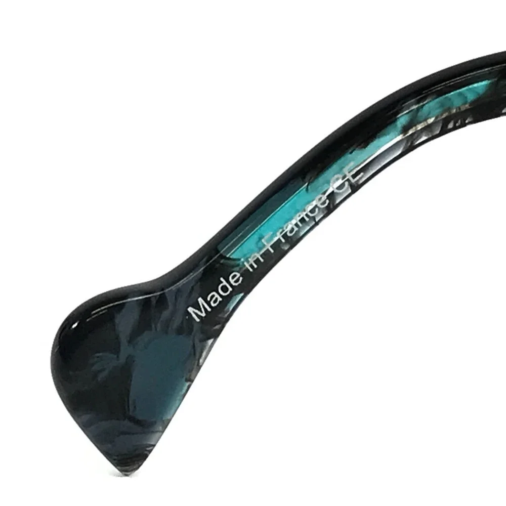 BOZ Eyeglasses Frames ZADIG 7520 Blue Purple Cat Eye Patterned 49-19-135